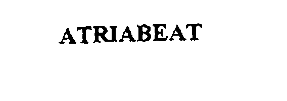 Trademark Logo ATRIABEAT