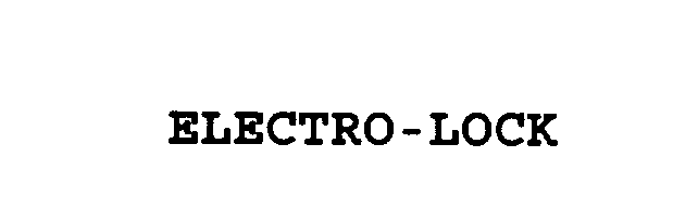 Trademark Logo ELECTRO-LOCK