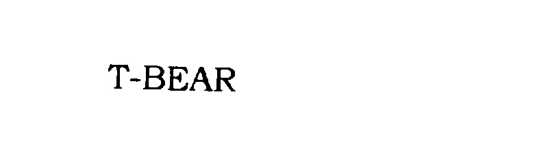 Trademark Logo T-BEAR