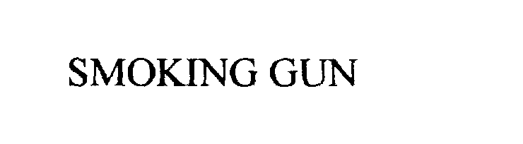 Trademark Logo SMOKING GUN