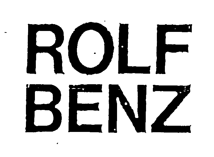  ROLF BENZ