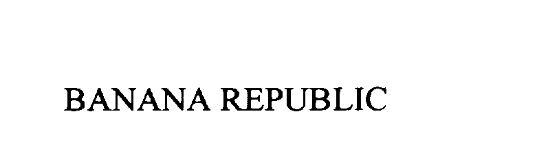 Trademark Logo BANANA REPUBLIC