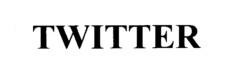 Trademark Logo TWITTER