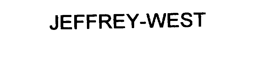 Trademark Logo JEFFERY-WEST