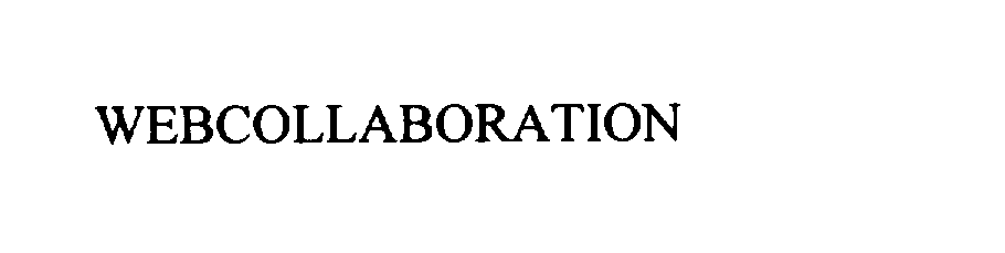 Trademark Logo WEBCOLLABORATION