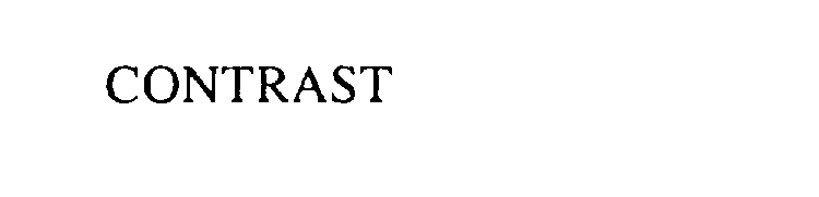 Trademark Logo CONTRAST