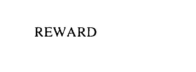 Trademark Logo REWARD