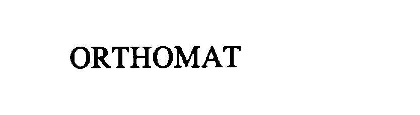 Trademark Logo ORTHOMAT