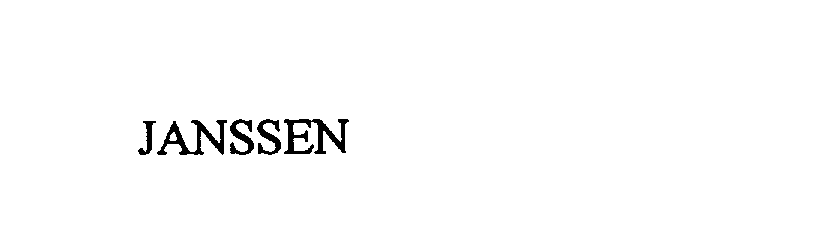 Trademark Logo JANSSEN