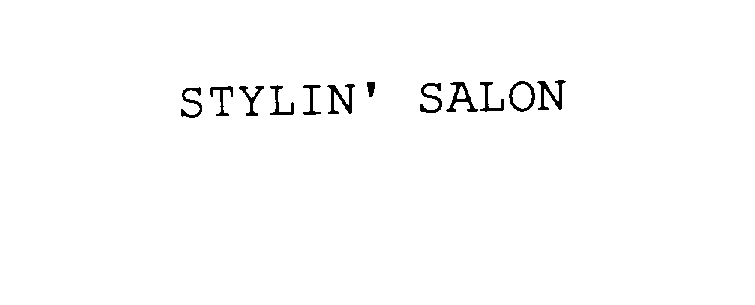 Trademark Logo STYLIN' SALON