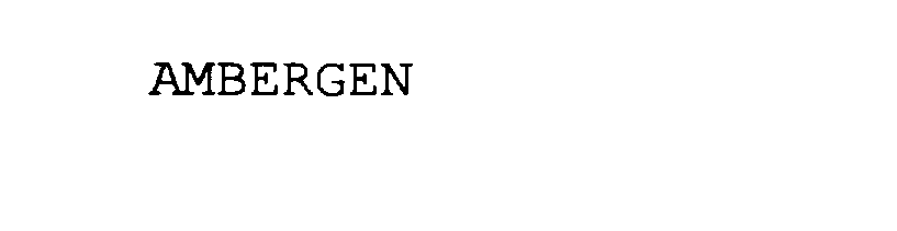 Trademark Logo AMBERGEN