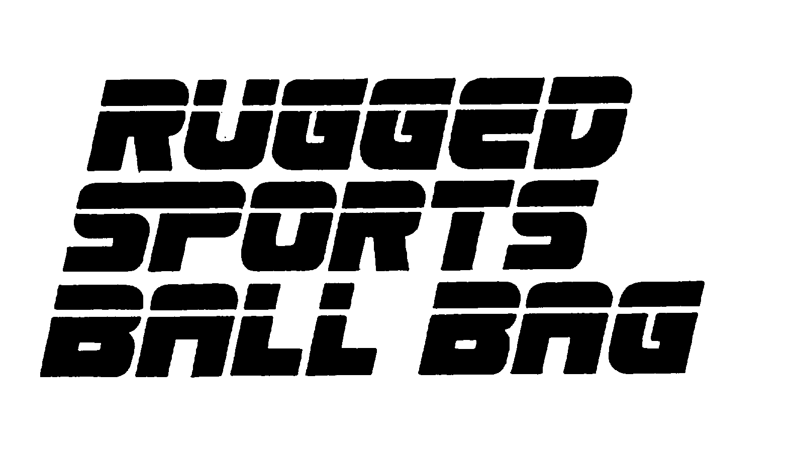  RUGGED SPORTS BALL BAG
