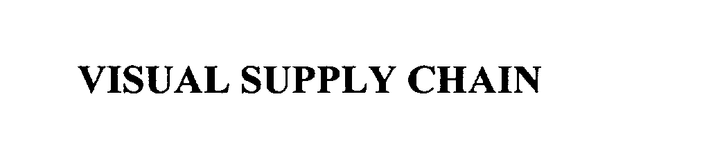 Trademark Logo VISUAL SUPPLY CHAIN