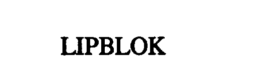 Trademark Logo LIPBLOK