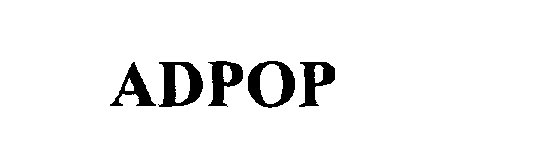 Trademark Logo ADPOP