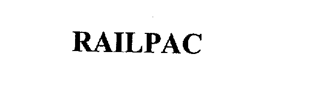 Trademark Logo RAILPAC