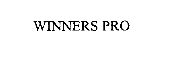 Trademark Logo WINNERS PRO