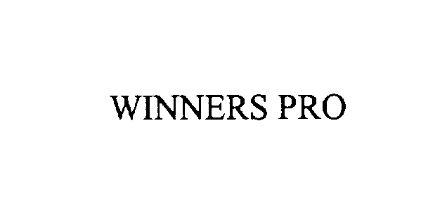 Trademark Logo WINNERS PRO