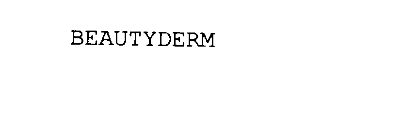 Trademark Logo BEAUTYDERM