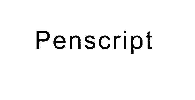  PENSCRIPT