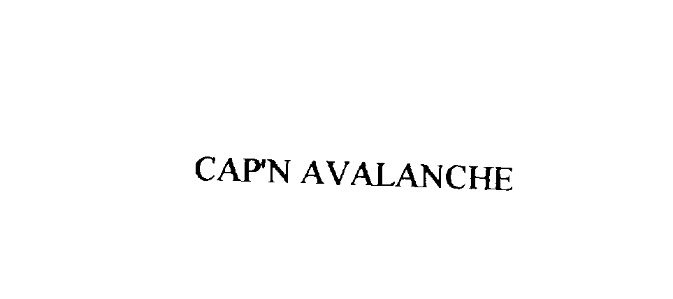 Trademark Logo CAP'N AVALANCHE