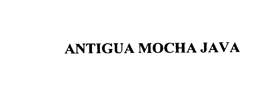  ANTIGUA MOCHA JAVA