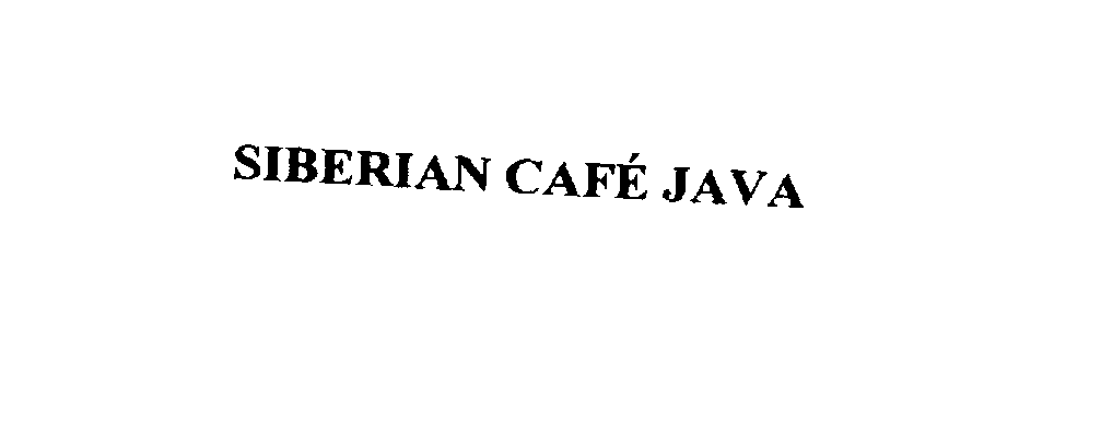 Trademark Logo SIBERIAN CAFE JAVA