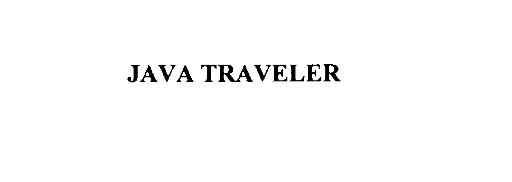 Trademark Logo JAVA TRAVELER