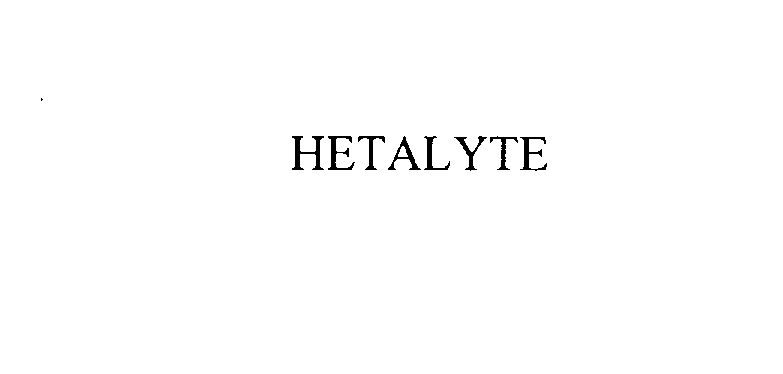  HETALYTE