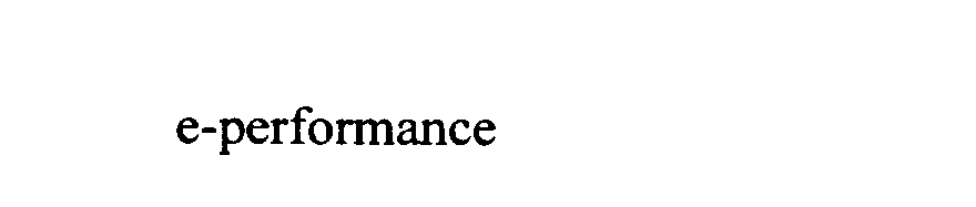 Trademark Logo E-PERFORMANCE