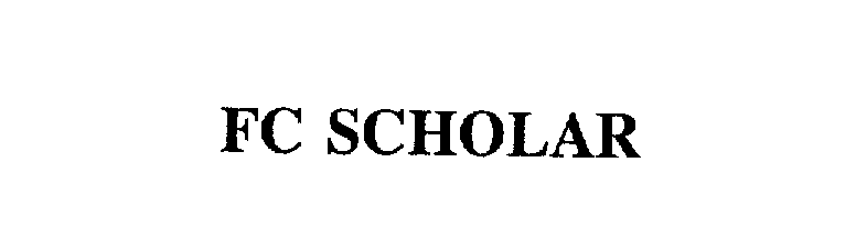 Trademark Logo FC SCHOLAR
