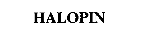 Trademark Logo HALOPIN