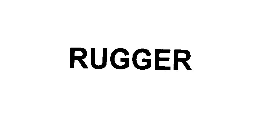 Trademark Logo RUGGER