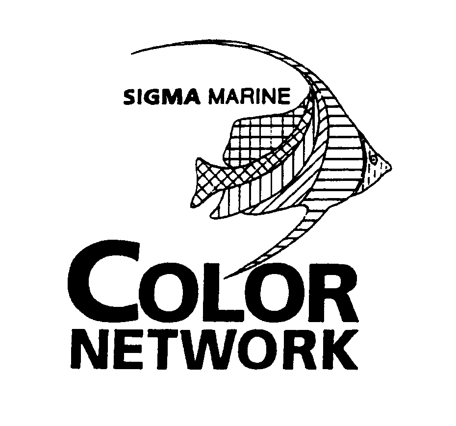 Trademark Logo SIGMA MARINE COLOR NETWORK