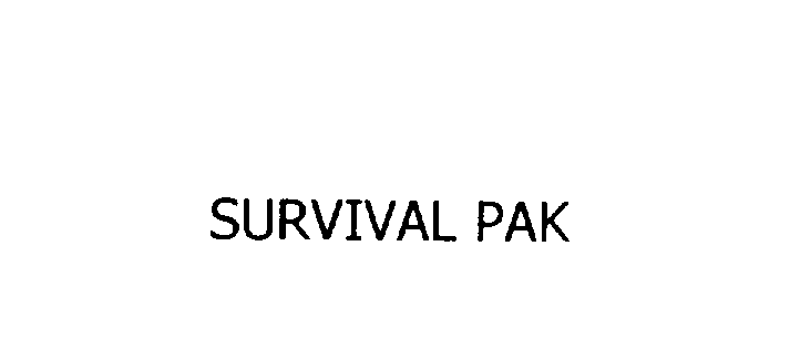  SURVIVAL PAK
