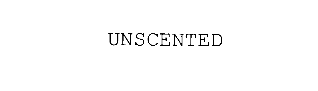 Trademark Logo UNSCENTED