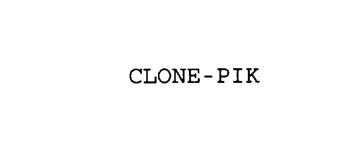  CLONE-PIK