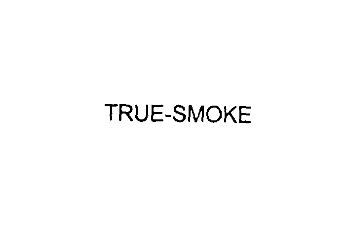 Trademark Logo TRUE-SMOKE