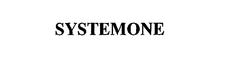 Trademark Logo SYSTEMONE