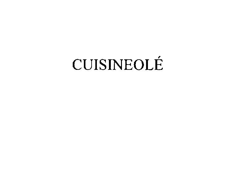  CUISINEOLE