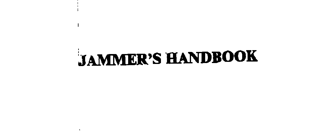  JAMMER'S HANDBOOK