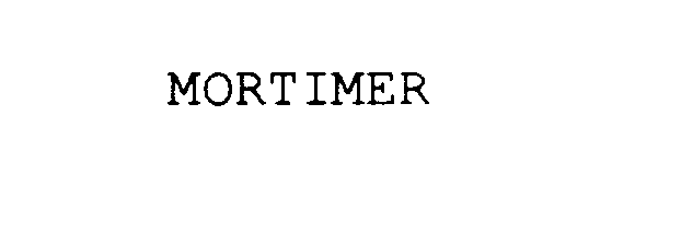 Trademark Logo MORTIMER
