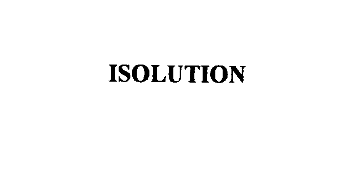  ISOLUTION