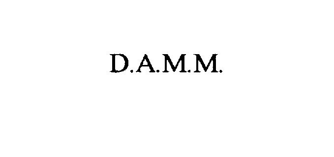 Trademark Logo D.A.M.M.