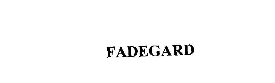 Trademark Logo FADEGARD
