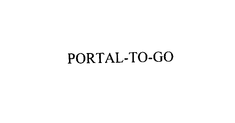 Trademark Logo PORTAL-TO-GO
