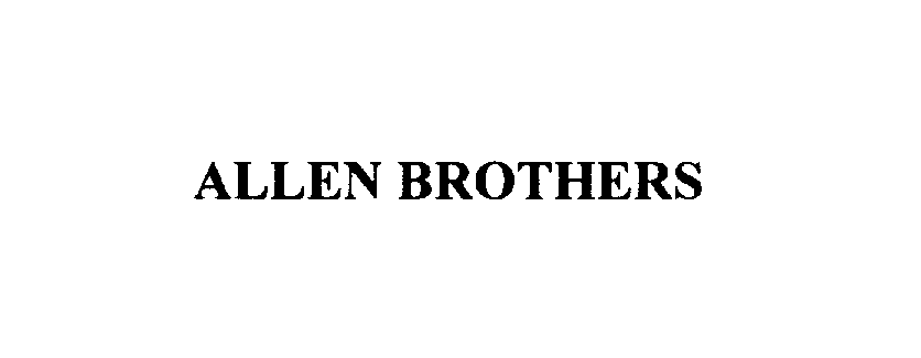  ALLEN BROTHERS