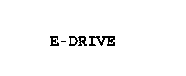 E-DRIVE