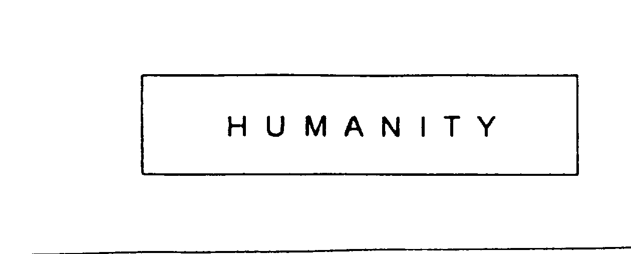 Trademark Logo HUMANITY