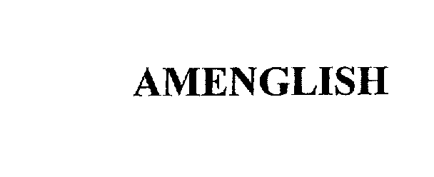 Trademark Logo AMENGLISH